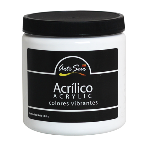 Imagen de ARTI SUR ACRÍLICO BLANCO  Litro