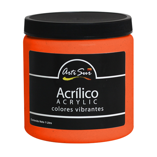 Imagen de ARTI SUR ACRÍLICO NARANJA CADMIO  Litro