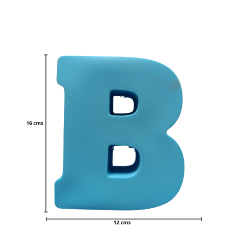 Imagen de MOLDE RESINA LETRA GRANDE B - 1 unidad