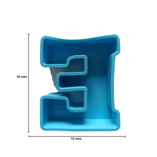 Imagen de MOLDE RESINA LETRA GRANDE E - 1 unidad
