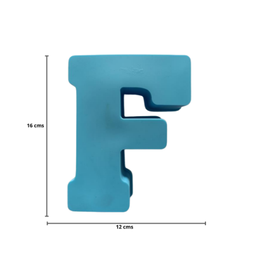 Imagen de MOLDE RESINA LETRA GRANDE F - 1 unidad
