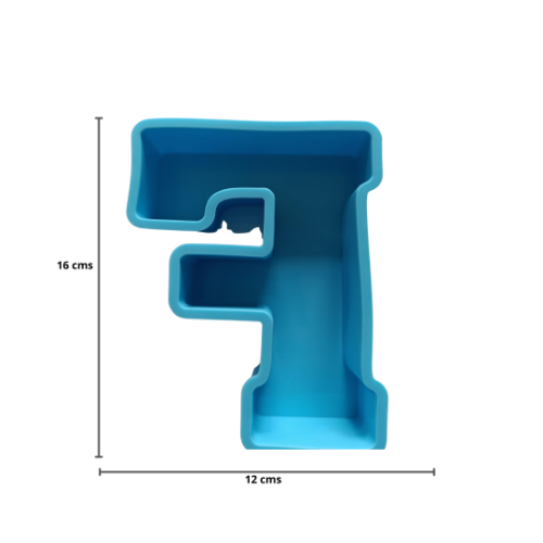 Imagen de MOLDE RESINA LETRA GRANDE F - 1 unidad