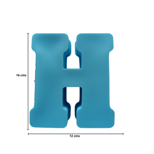 Imagen de MOLDE RESINA LETRA GRANDE H - 1 unidad