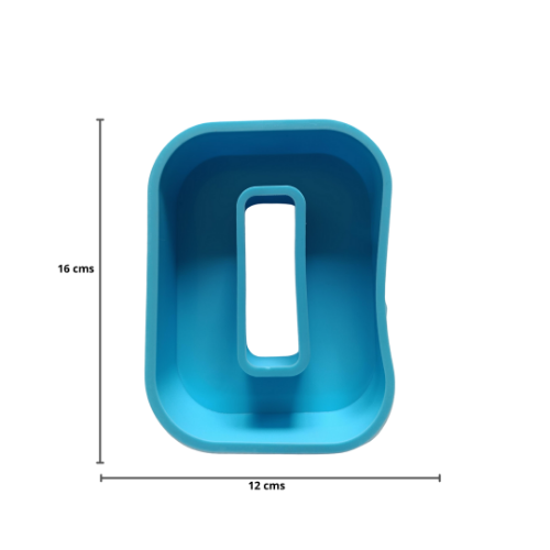 Imagen de MOLDE RESINA LETRA GRANDE O - 1 unidad