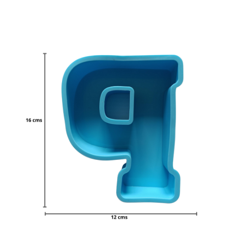 Imagen de MOLDE RESINA LETRA GRANDE P - 1 unidad