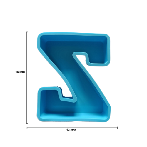 Imagen de MOLDE RESINA LETRA GRANDE Z - 1 unidad