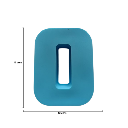 Imagen de MOLDE RESINA LETRA GRANDE O - 1 unidad