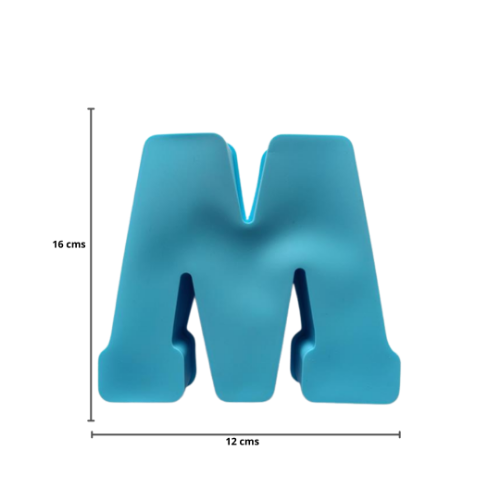 Imagen de MOLDE RESINA LETRA GRANDE M - 1 unidad