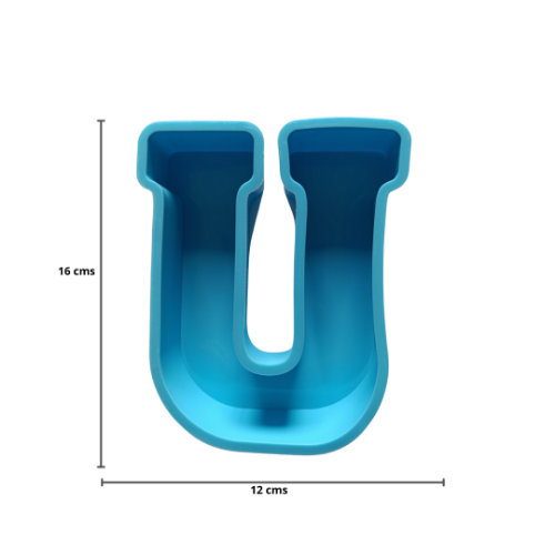 Imagen de MOLDE RESINA LETRA GRANDE U - 1 unidad