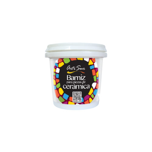 Imagen de BARNIZ PARA PIEZAS DE CERAMICA ARTI SUR 1/16 galón