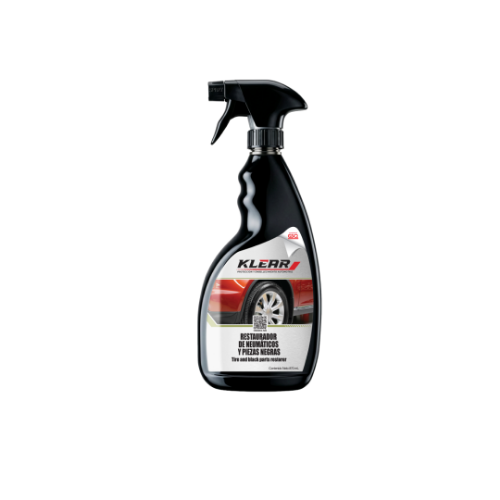 Imagen de KLEAR RESTAURADOR DE NEUMÁTICOS Y PIEZAS NEGRAS - 870 ml