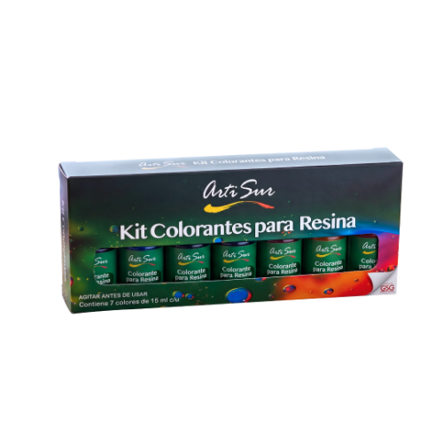 Imagen de KIT COLORANTES PARA RESINA ARTI SUR 15 ml